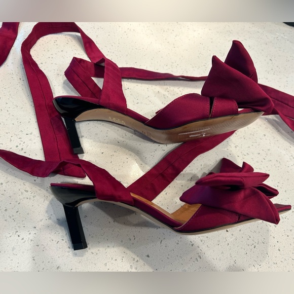 GANNI Soft Bow Heeled Sandals - Picture 9 of 11